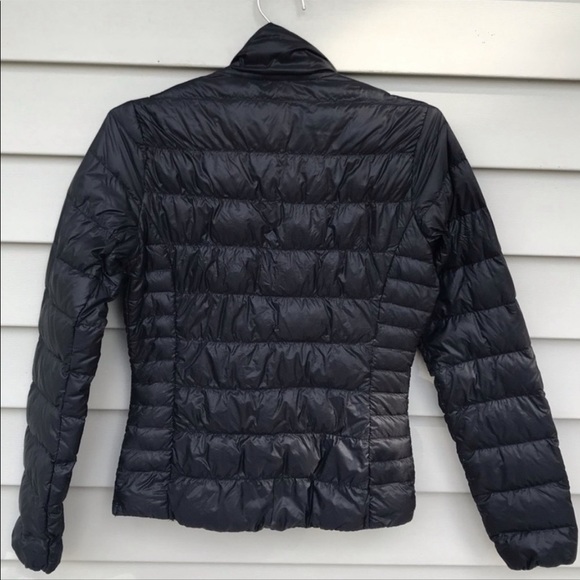 Athleta Down Puffer Jacket Small, Black “Downalicious” - Picture 3 of 6